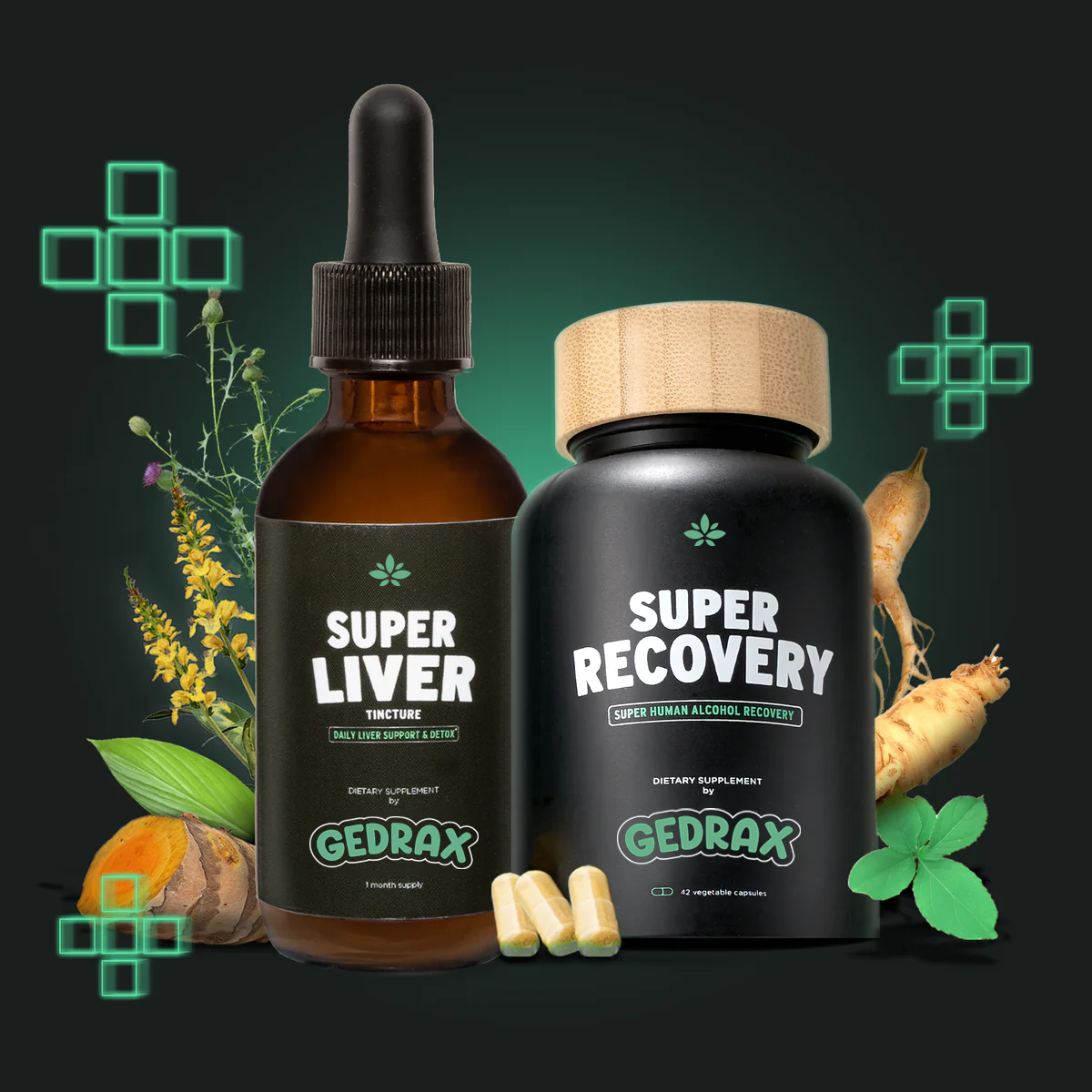 GEDRAX Super Recovery + Super Liver